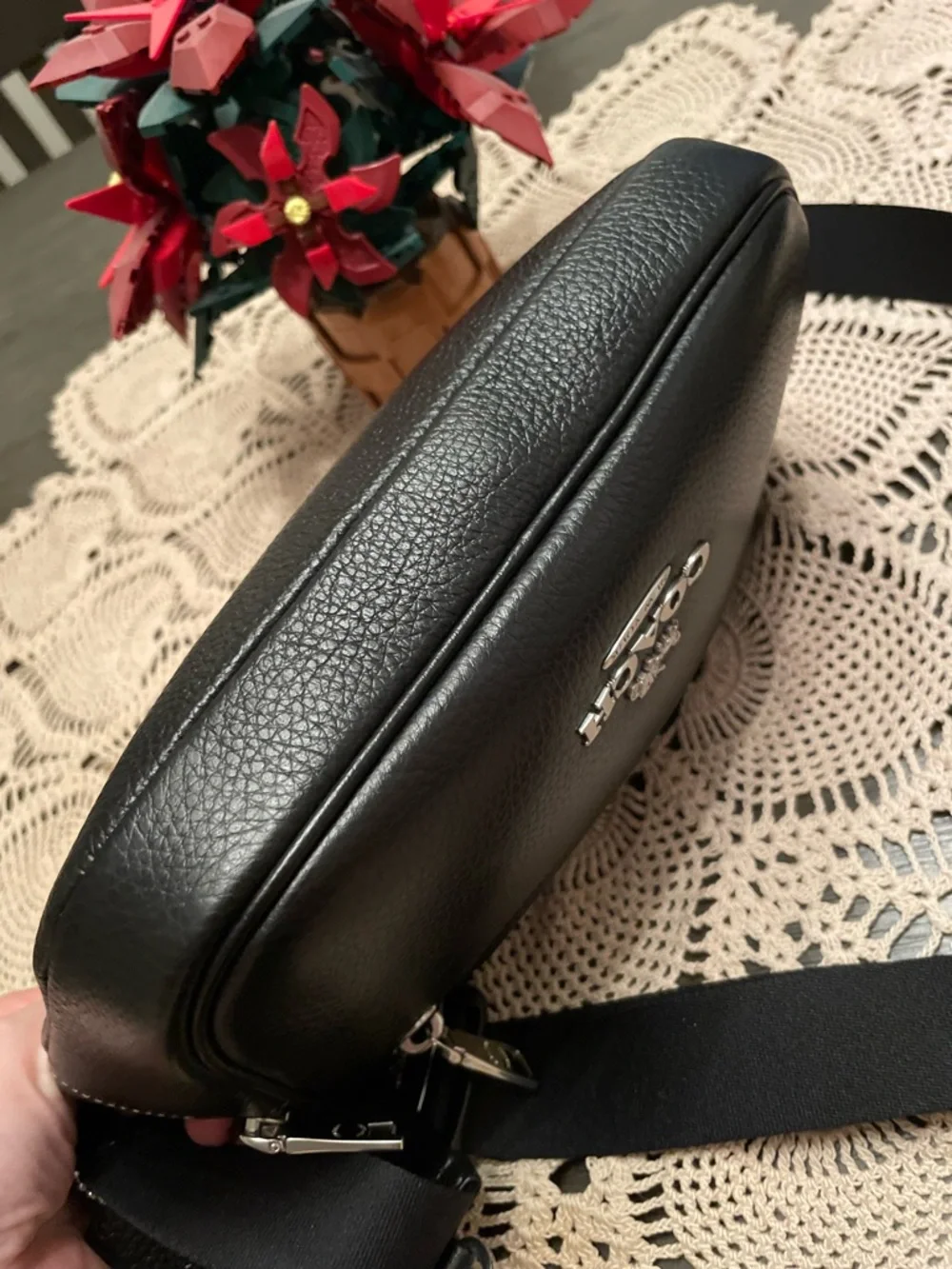 Coach Elias Belt Bag Black Leather NWT - Picture 10 of 10